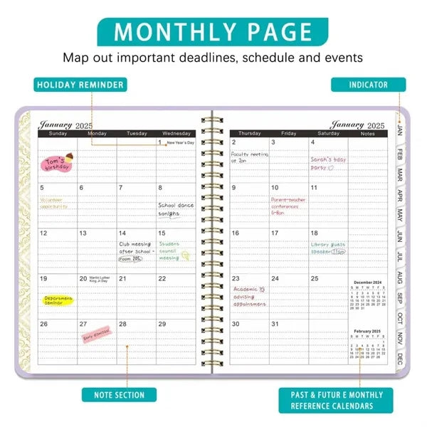 Premium Weekly Monthly Planner 2025