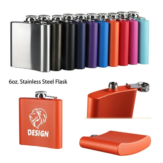 6oz. Stainless Steel Flask