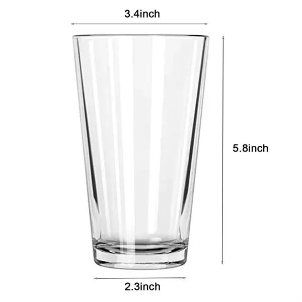 16 oz Classic Pint Glasses
