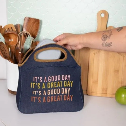 KLUTCH - DENIM NEOPRENE LUNCH BAG
