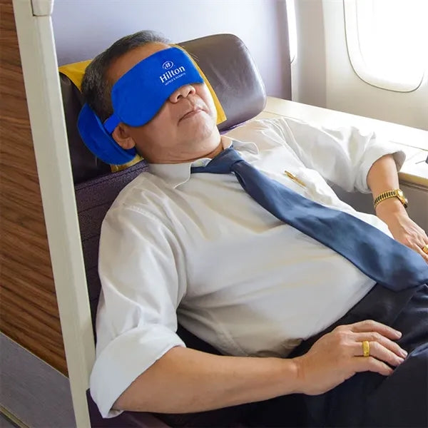 ComfyCloud 2-in-1 Travel Pillow with Sleep Mask