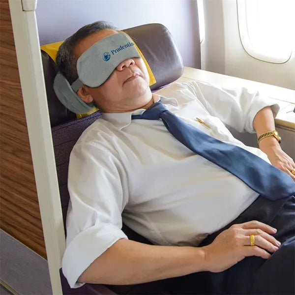 ComfyCloud 2-in-1 Travel Pillow with Sleep Mask