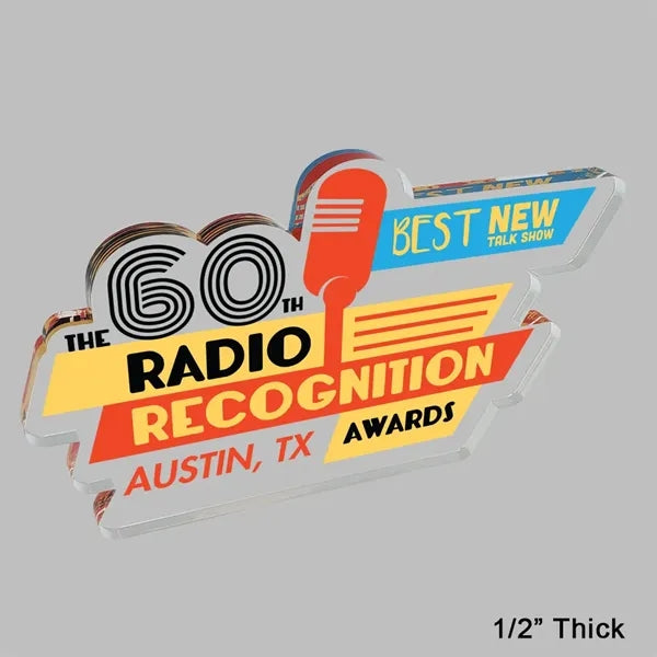 1/2" Free-Standing Acrylic Award
