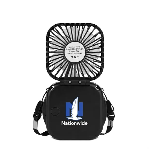 Portable Rechargeable Desk and Neck Fan