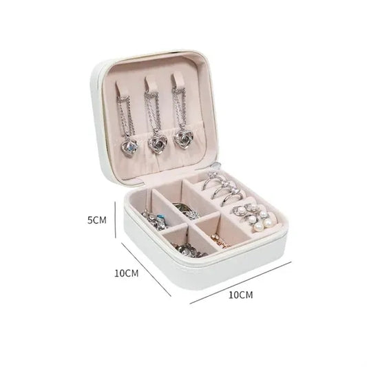 PU Leather Travel Jewelry Storage Case