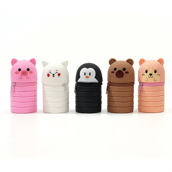 Folding Cartoon Pen Case Stand
