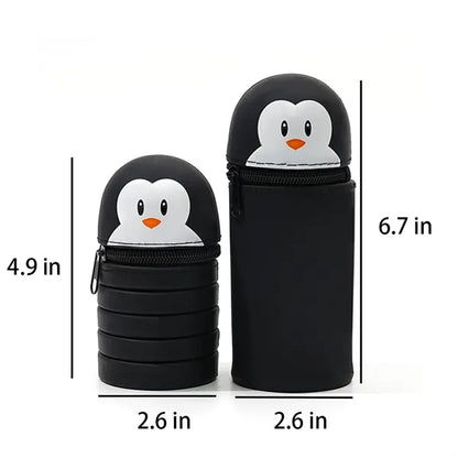 Folding Cartoon Pen Case Stand