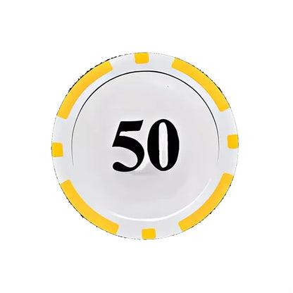 Blackjack Striped Dice Poker Chips Casino Gameplay