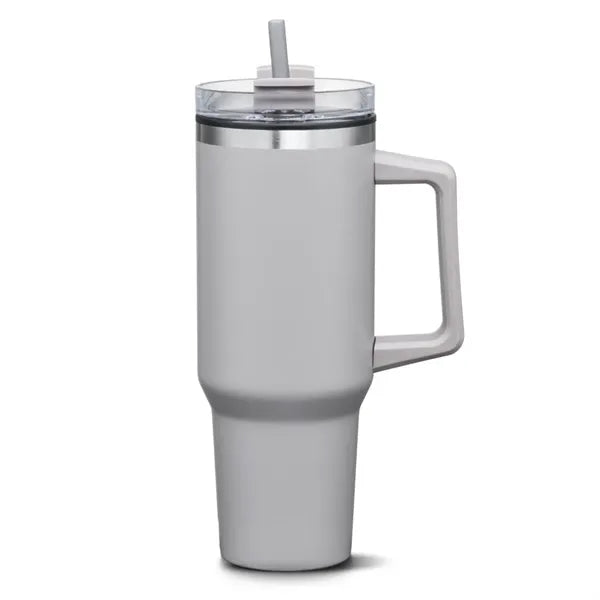 Benidorm Handle Travel Mug w/Straw - 40oz