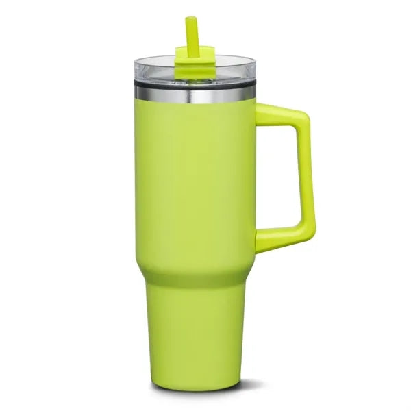 Benidorm Handle Travel Mug w/Straw - 40oz