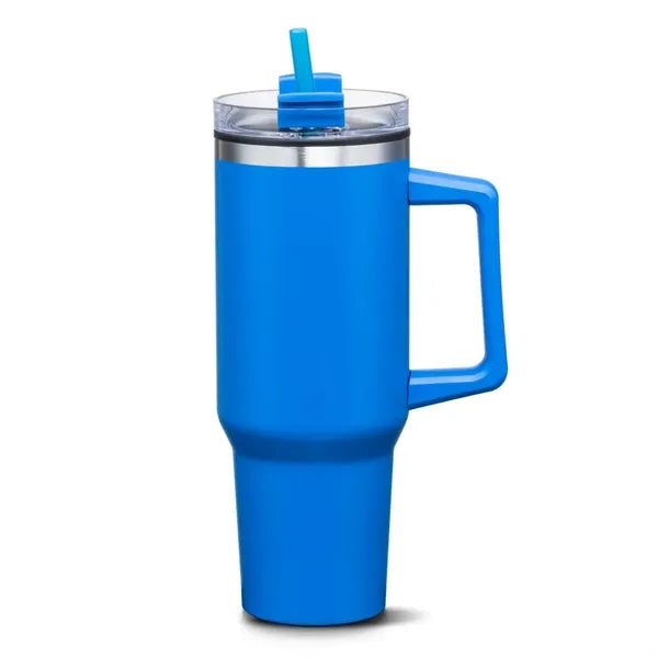 Benidorm Handle Travel Mug w/Straw - 40oz
