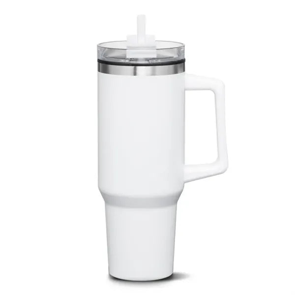 Benidorm Handle Travel Mug w/Straw - 40oz