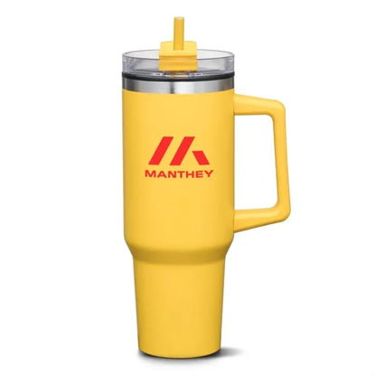 Benidorm Handle Travel Mug w/Straw - 40oz