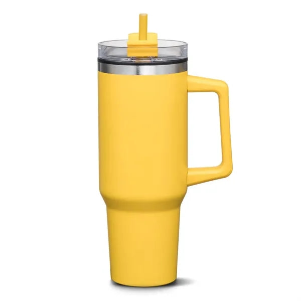 Benidorm Handle Travel Mug w/Straw - 40oz