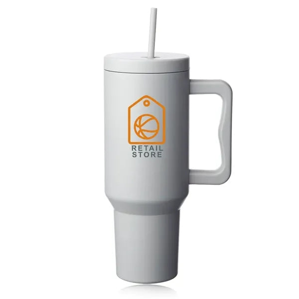 Madison 40 oz. Tumbler with Handle and Straw Lid