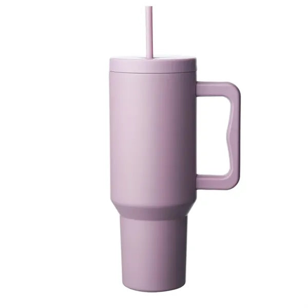 Madison 40 oz. Tumbler with Handle and Straw Lid