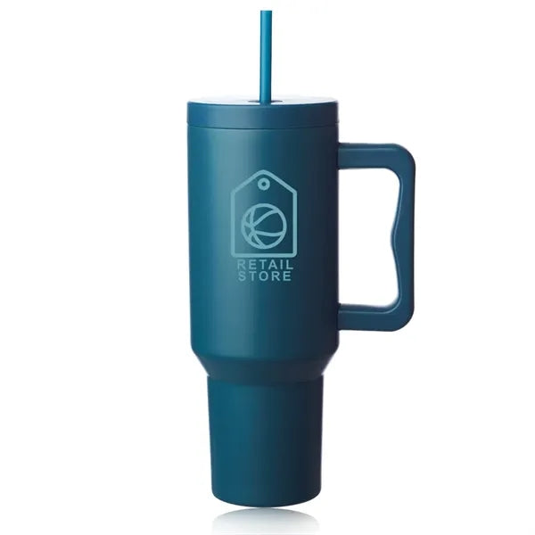 Madison 40 oz. Tumbler with Handle and Straw Lid