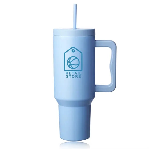 Madison 40 oz. Tumbler with Handle and Straw Lid