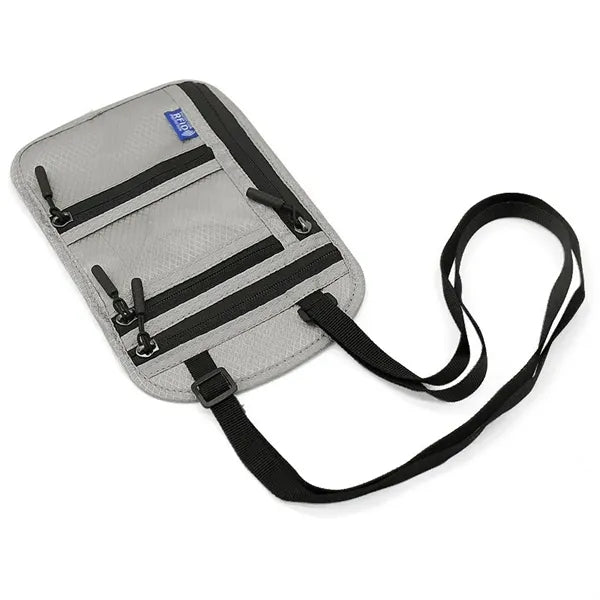 Halterneck RFID Crossbody Shoulder Passport Bag