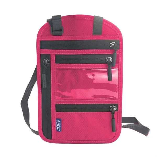 Halterneck RFID Crossbody Shoulder Passport Bag