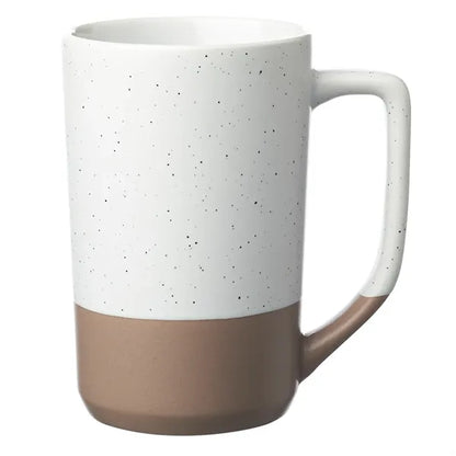 17 oz. Speckle Glazed Two Tone Ceramic Mug