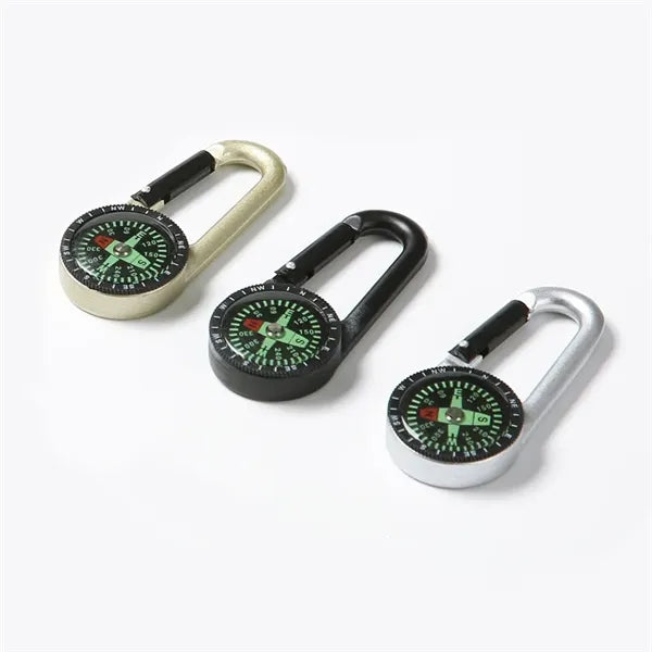 Carabiner Clip On Compass