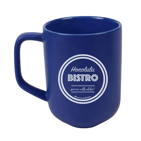18oz Recycled Ceramic Mug w/ Triangle Bottom