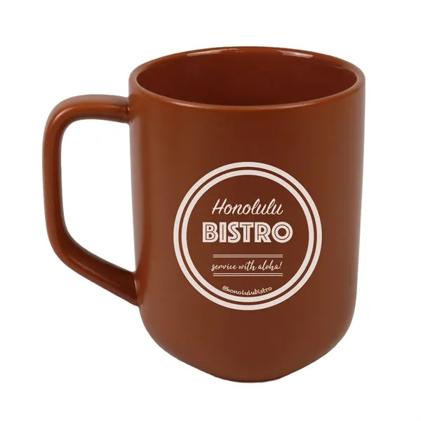 18oz Recycled Ceramic Mug w/ Triangle Bottom