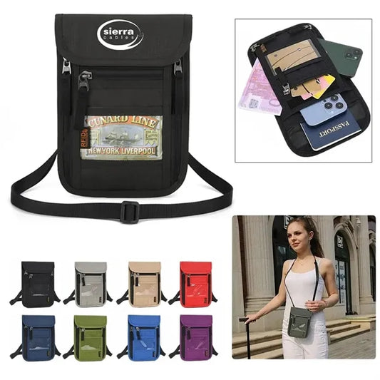 RFID Blocking Neck Wallet