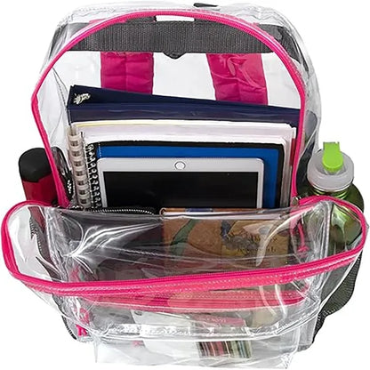 24L Stadium Approved Certified Clear Backpack