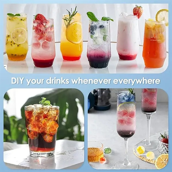 Spherical Ice Tray with Lid & Bin