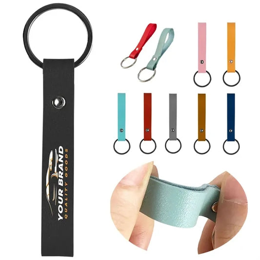 PU Leather Car Keychain Pendant Accessories
