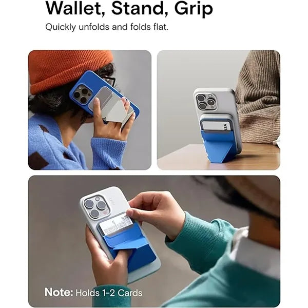 Trendy Portable Leather Magnetic Phone Holder