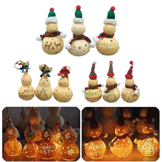 Handmade Mesmerizing Gourd Carving Lamps