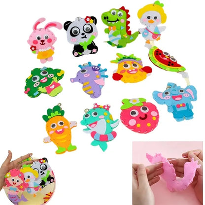 6-PCS Children DIY Handmade Sewing Doll Toys