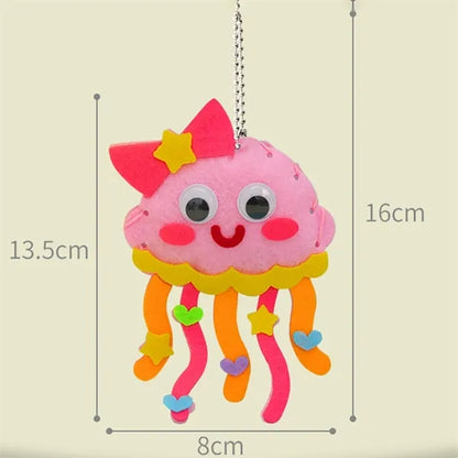 6-PCS Children DIY Handmade Sewing Doll Toys