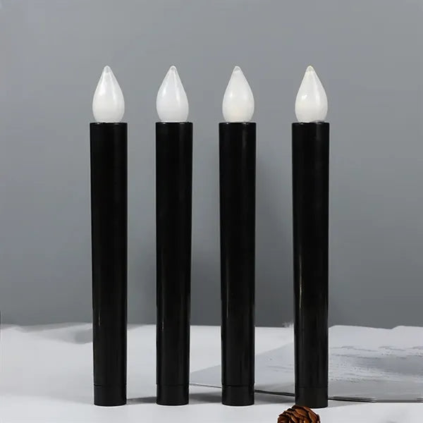 Halloween Black Long Pole LED Electronic Candles