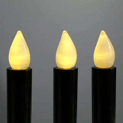 Halloween Black Long Pole LED Electronic Candles