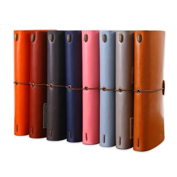 Vintage PU Leather Writing Notebook