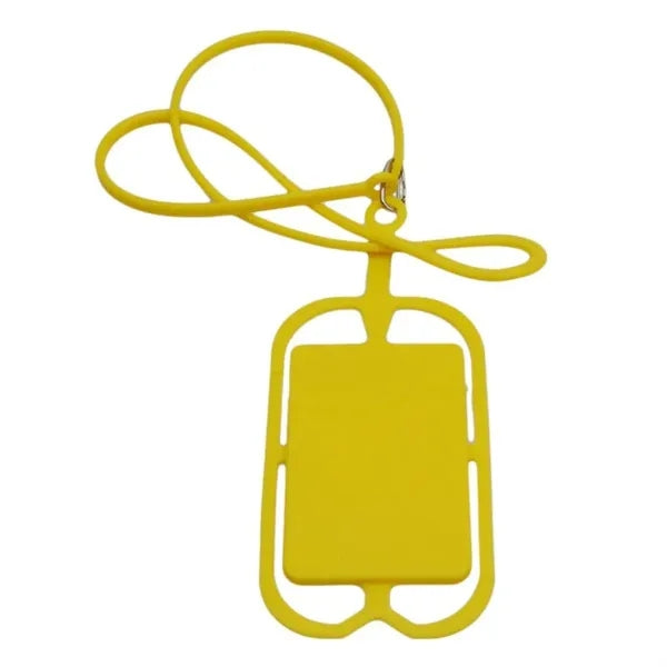 Silicone Lanyards with Phone Holder and Wallet