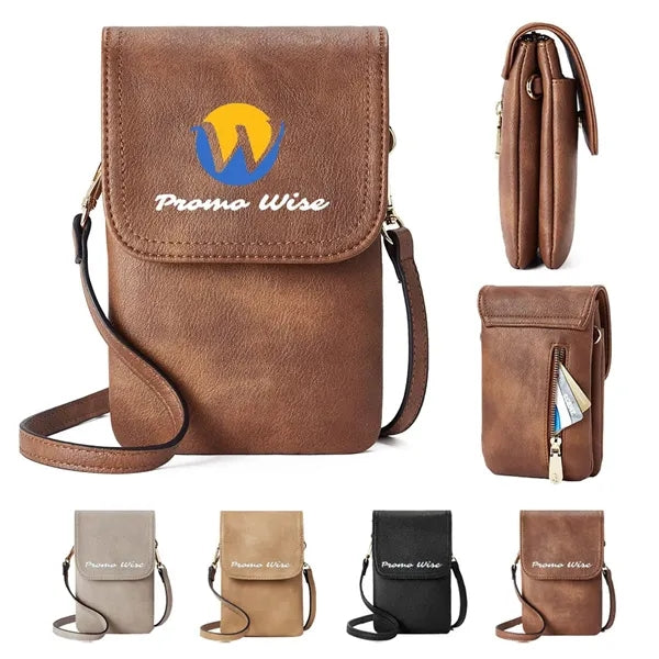 Small Multi Compartment Crossbody Bag with Adjustable Strap