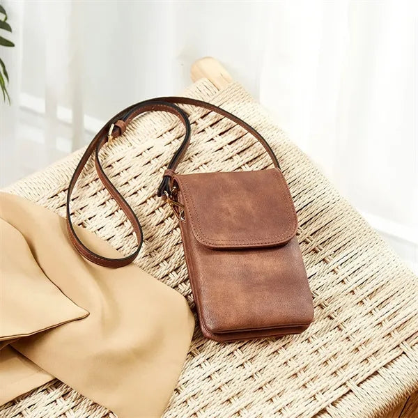Small Multi Compartment Crossbody Bag with Adjustable Strap