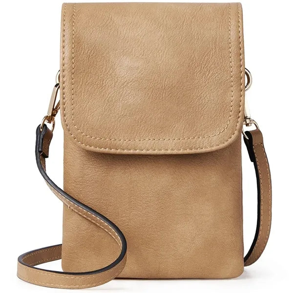Small Multi Compartment Crossbody Bag with Adjustable Strap