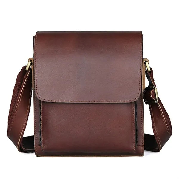 Large Genuine Leather Crossbody Messenger Bag Briefcase