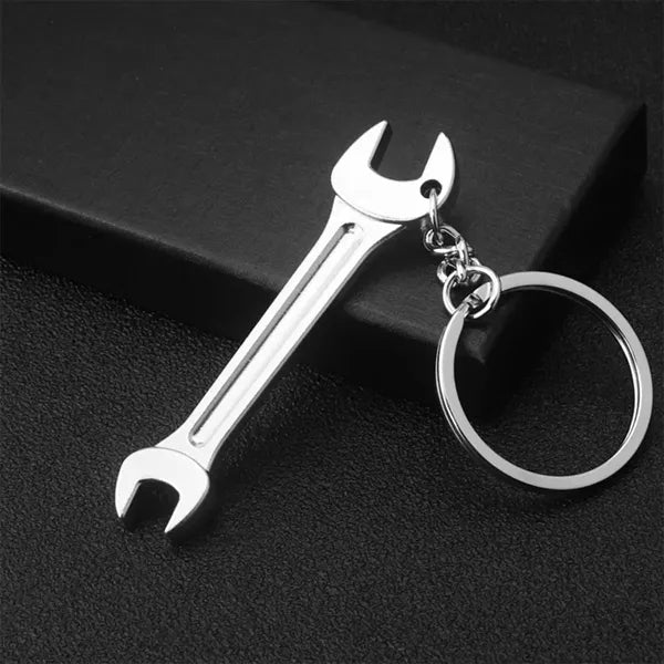 Multifunction Wrench Tool Adjustable Alloy Keychain Key Ring
