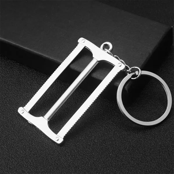 Multifunction Wrench Tool Adjustable Alloy Keychain Key Ring