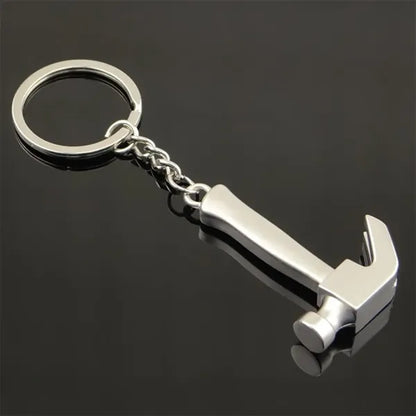 Multifunction Wrench Tool Adjustable Alloy Keychain Key Ring