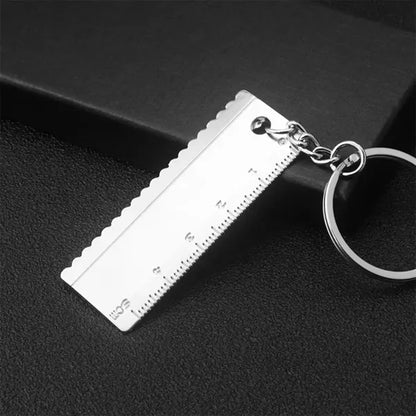 Multifunction Wrench Tool Adjustable Alloy Keychain Key Ring