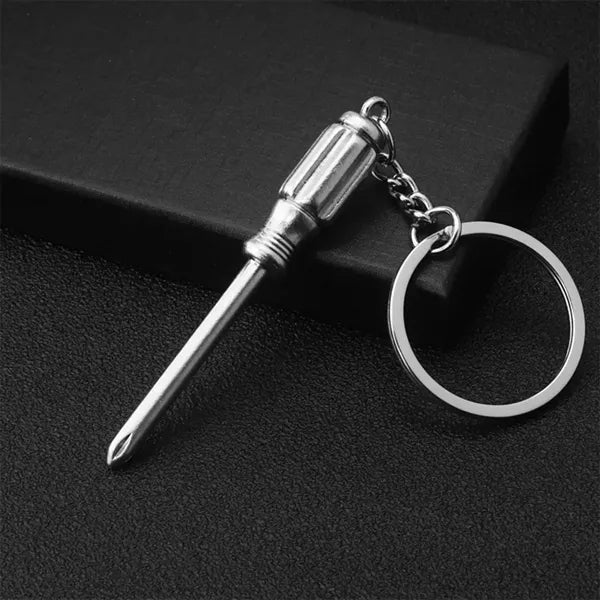 Multifunction Wrench Tool Adjustable Alloy Keychain Key Ring