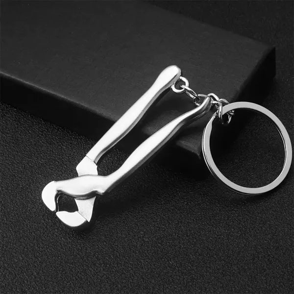 Multifunction Wrench Tool Adjustable Alloy Keychain Key Ring